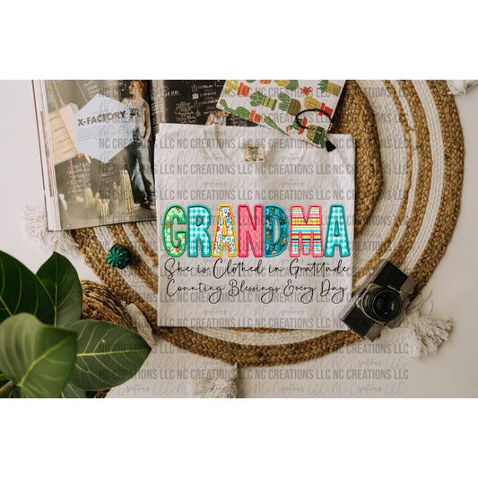 Grandma Clothed In Gratitude Wholesale