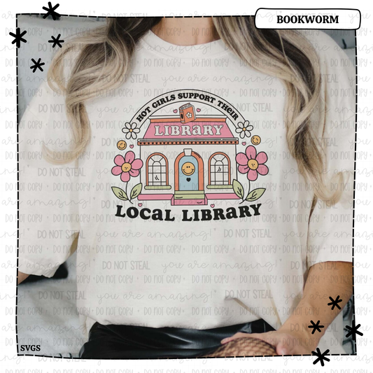 Hot Girls Support Their Local Library
