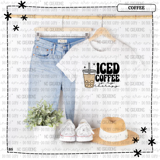 Iced coffee is my therapy