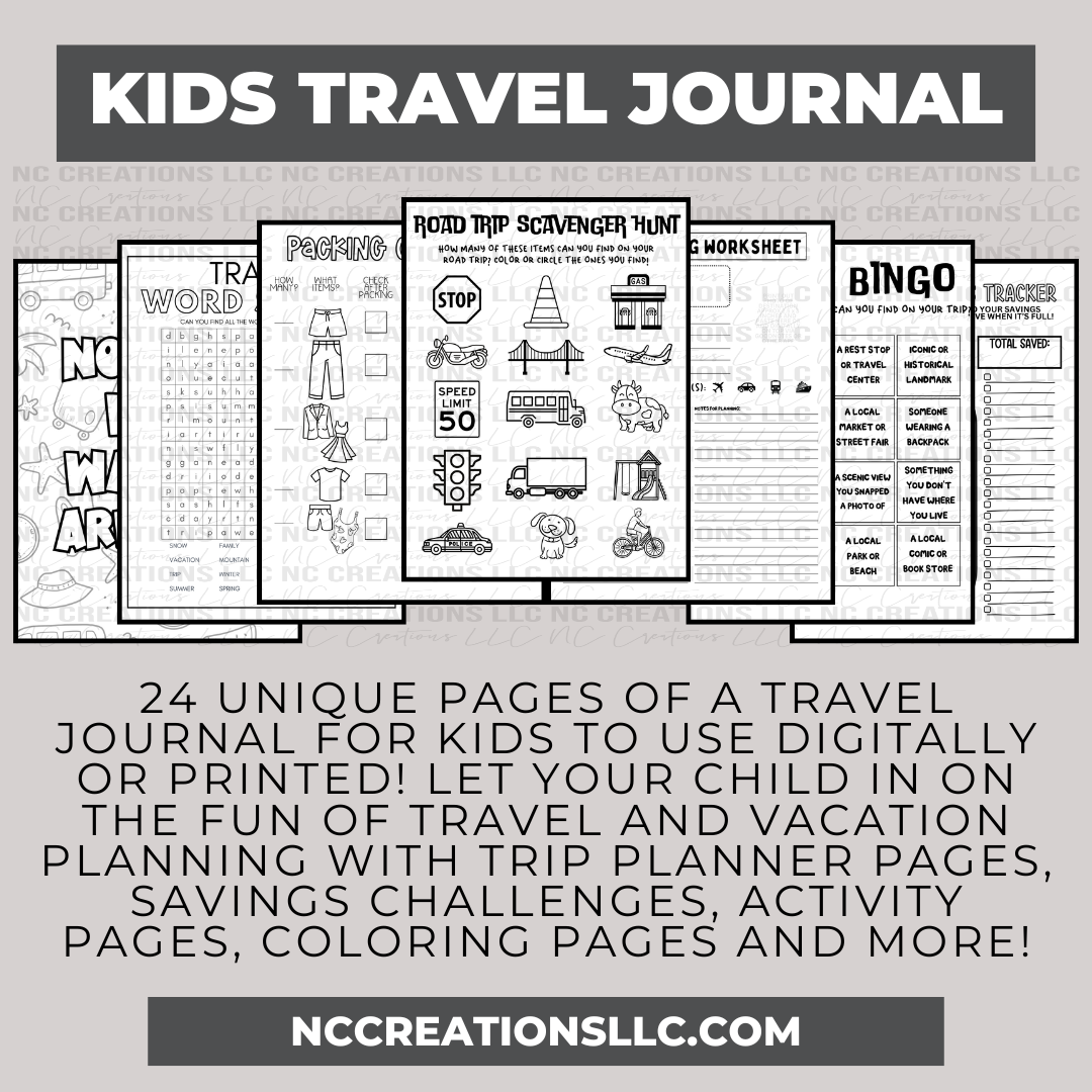 Kids Travel Journal