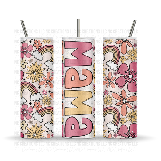 Mama Floral 20oz Tumbler