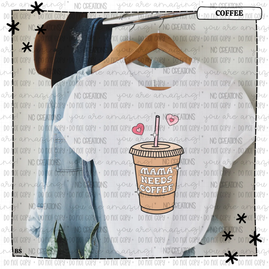 Mama Needs Coffee Retro