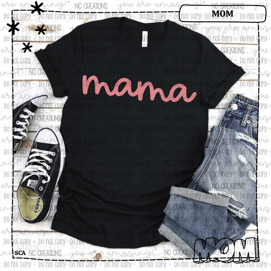 Mama Script Coral