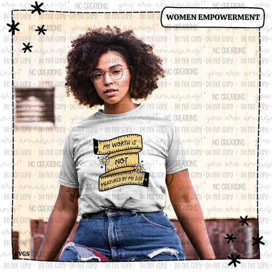 My worth is not measured by my size Wholesale