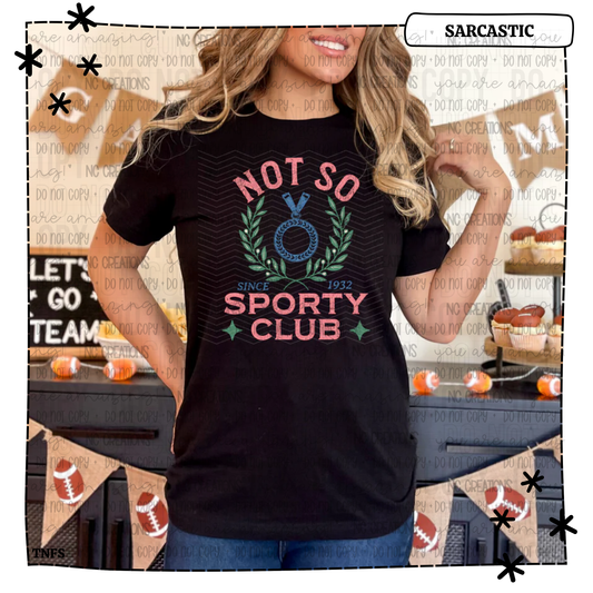 Not So Sporty Club