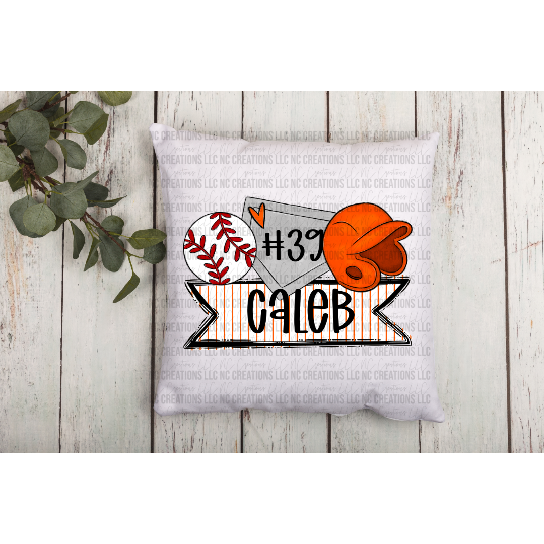 Baseball Trios Pillow