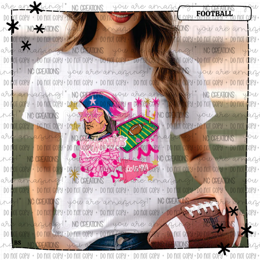 Patriots Pink Preppy Mascot
