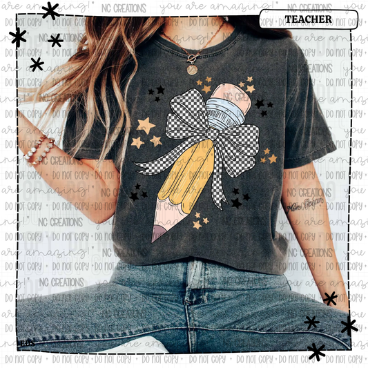 Pencil Retro Bow