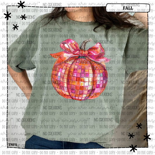 Pink Coquette Pumpkin