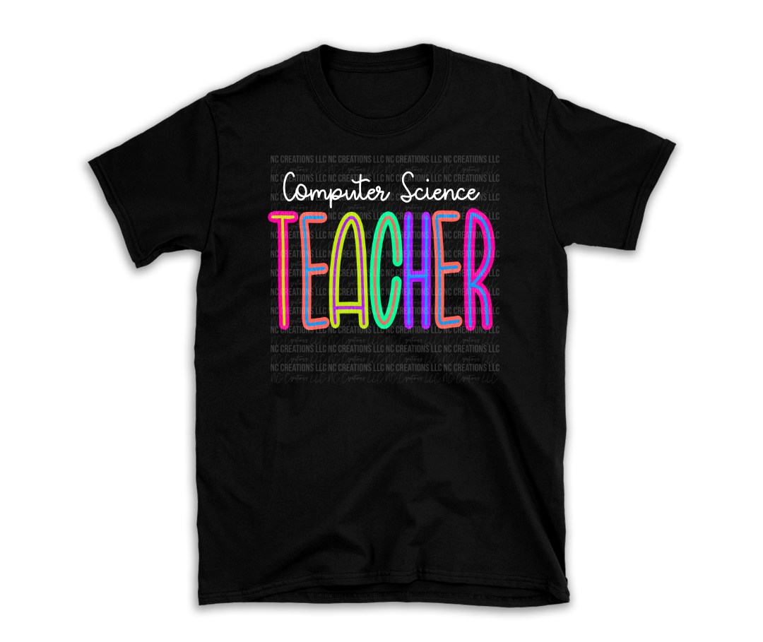 Computer Science Teacher | Bright T-Shirt