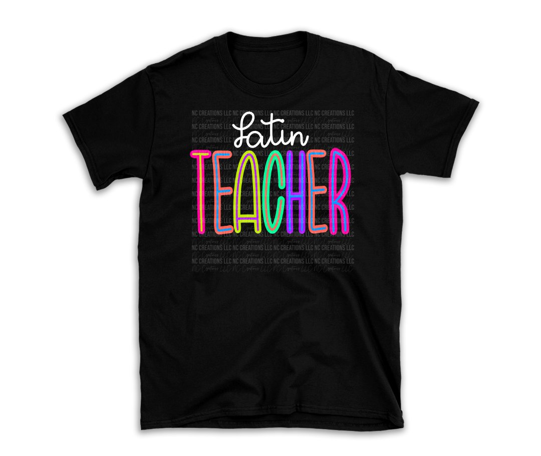 Latin Teacher | Bright T-Shirt