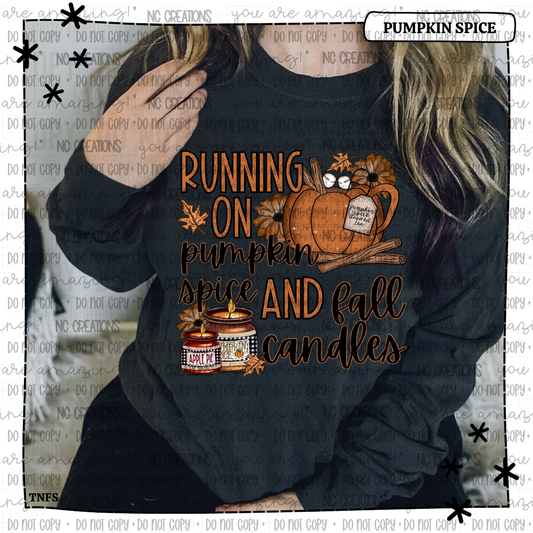 Running on Pumpkin Spice and Fall Candles