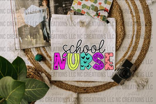 School Nurse Doodle Wholesale