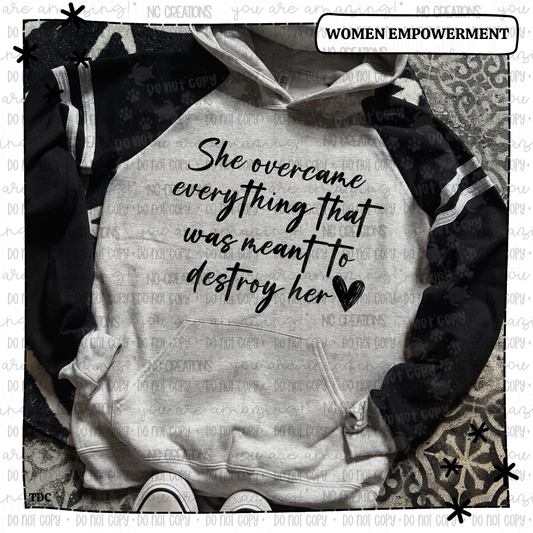 She overcame everything that was meat to destroy Wholesale