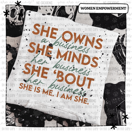 She owns a business Wholesale