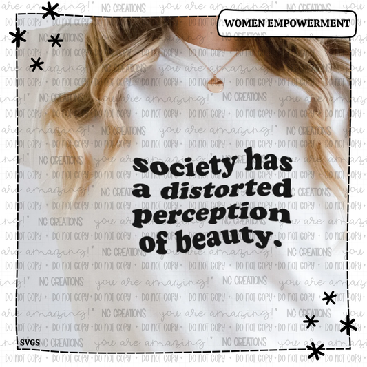 Society has a distorted perception of beauty Wholesale