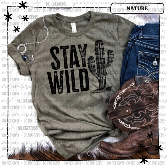 Stay Wild Cactus