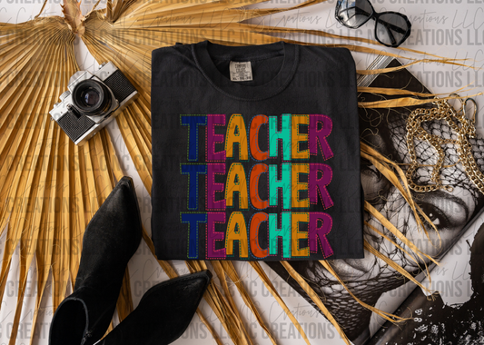 Stitched Teacher Stacked