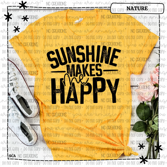 Sunshine Makes Me Happy