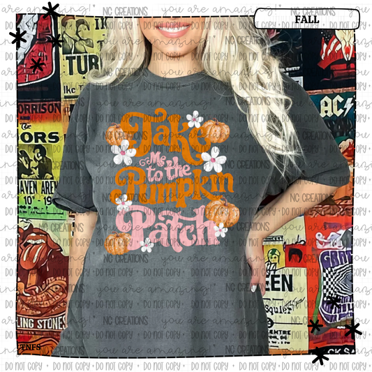 Take Me To The Pumpkin Patch Pink