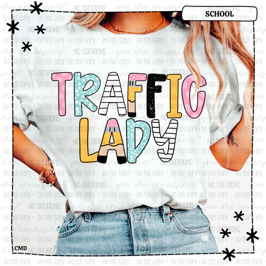 Traffic Lady Doodle