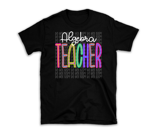 Profesor de Álgebra | Camiseta brillante | Venta al por mayor 