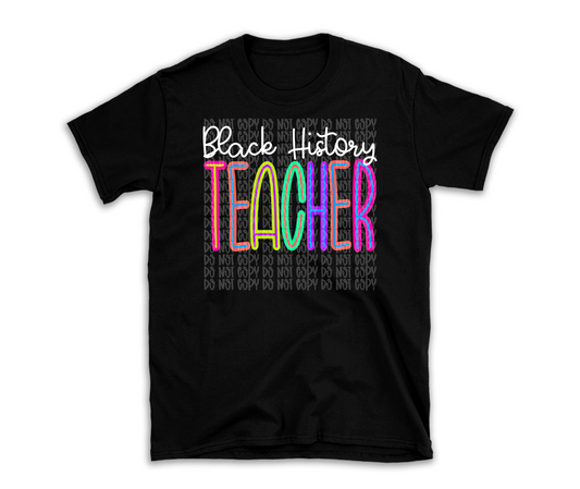 Profesor de Historia Afroamericana | Camiseta brillante | Venta al por mayor 