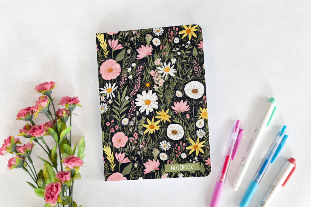 Floral Notebook: A Touch of Nature for Your Thoughts