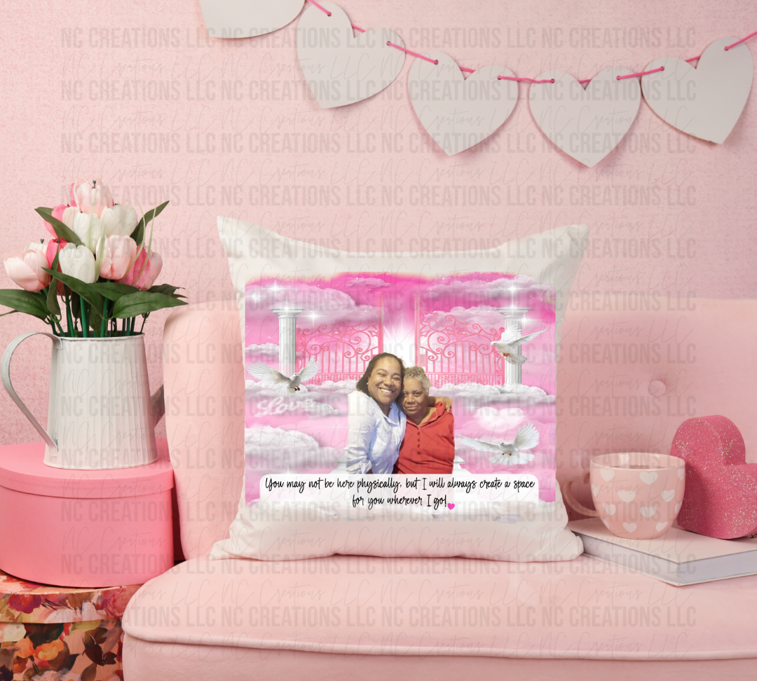 Almohada conmemorativa personalizada