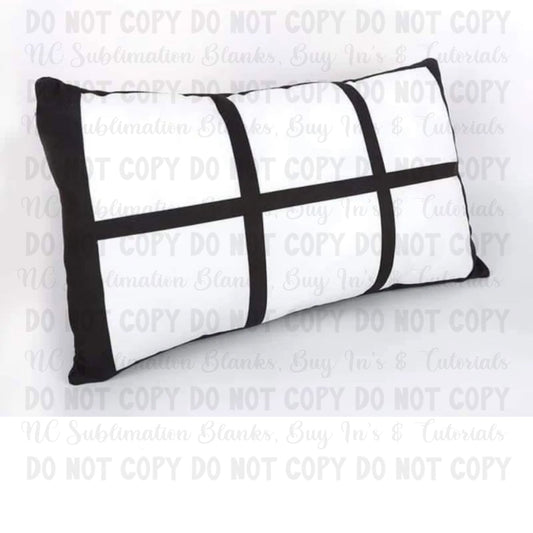 funda de almohada de 6 paneles