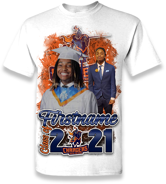 Custom Graduation Shirt & Stole Package