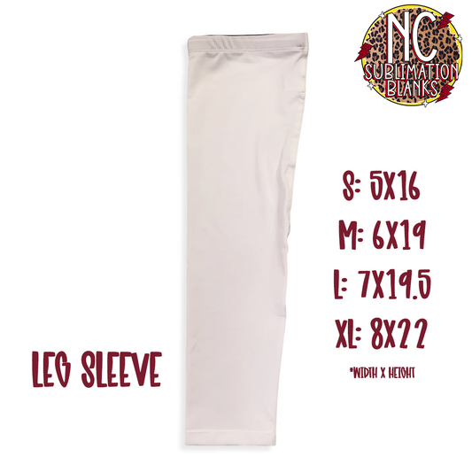 Leg Sleeves | Sublimation Blank